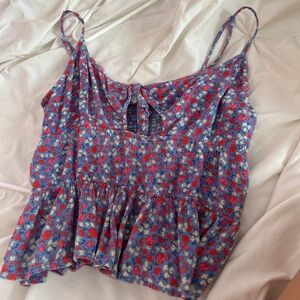 Floral crop top
